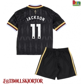 Aston Villa Nicolas Jackson #11 Borta Kläder Barn 2026-27 Kortärmad (+ Korta byxor)